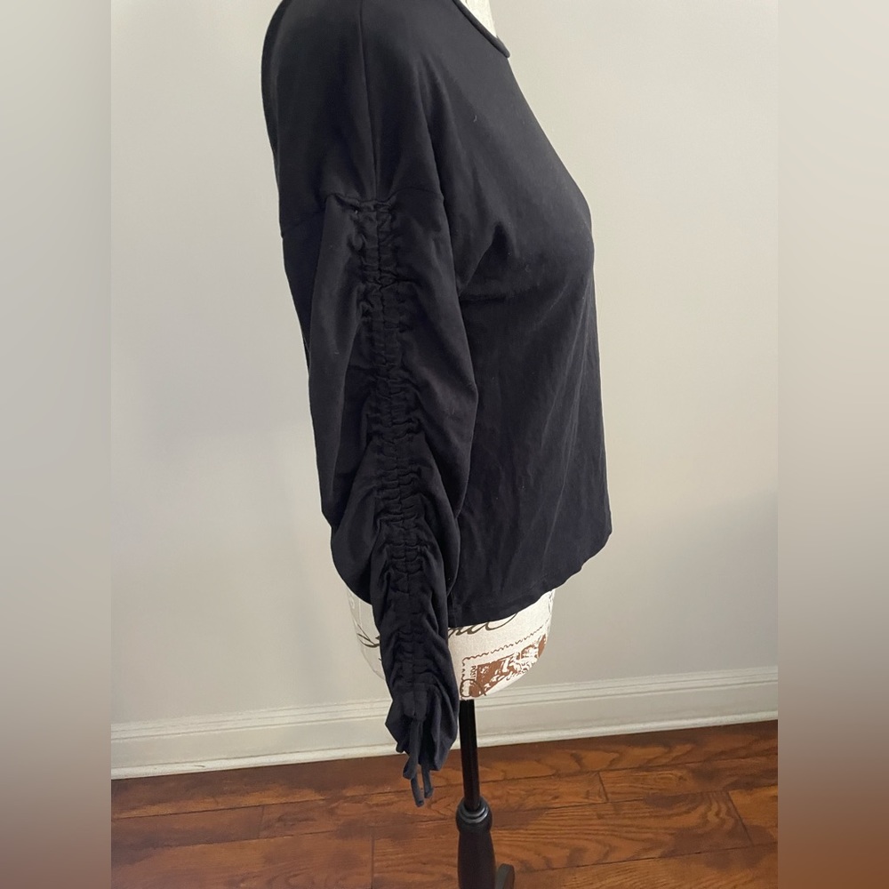 Mango black long sleeve t-shirt